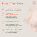 Proper, The Corals Daily Glow Beauty Blend - Nutrient Dense Superfood Powder with Collagen Peptides, Hyaluronic Acid Powder, Vitamin C, and MSM. Hair, Skin, Nail Vitamin Supplement for Women & Men