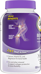 Caltrate 600 Plus D3 Plus Minerals Calcium and Vitamin D Supplement Tablets, Bone Health and Mineral Supplement for Adults - 120 Count (Packaging may vary)