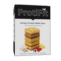 PROTIFIT - High Protein Wafer Bar, 15g Protein, Low Calorie, Low Carb, Low Fat, Trans Fat Free, Cholesterol Free, Ideal Protein Compatible, 5 Servings Per Box (Variety)