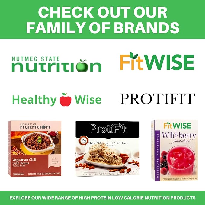 Nutmeg State Nutrition - High Protein Diet Fruit Drink - 15g Protein - Low Calorie - Low Carb - Low Sugar - Fat Free, 7 Servings Per Box (Lemonade)