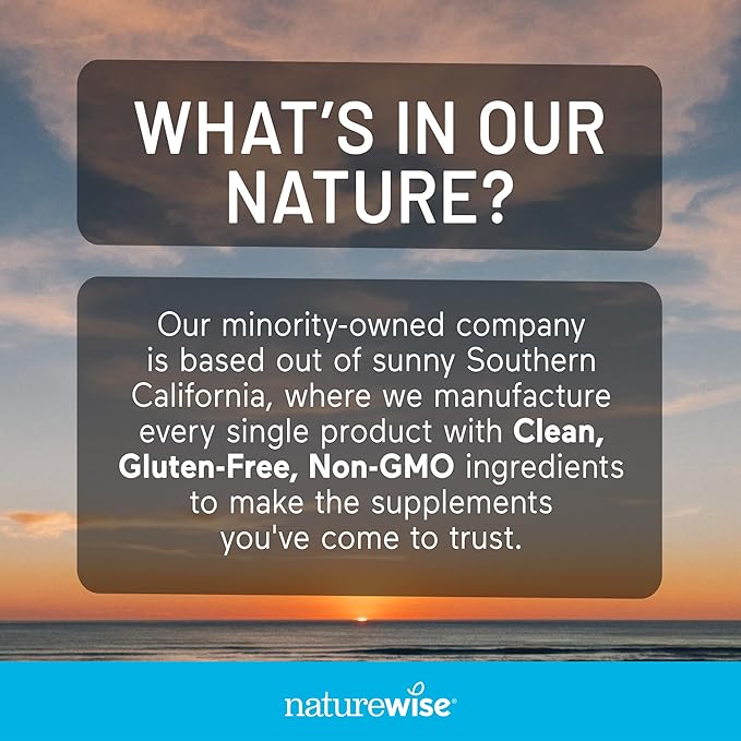 NatureWise Calcium Citrate 500mg Capsules - Supplement for Bone Health - Easy to Digest & Absorb - Vegan, Non-GMO, Gluten-Free - 180 Count[60-Day Supply]