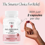 Goodness Lover Inflammation Pro, with 10 Billion CFU for Digestive Support, Curcumin, White Willow bark Extract, Zero fillers, Vegan, 30 Servings