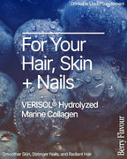 BeMe Liquid Collagen for Women - 2500mg Verisol hydrolyzed Marine Liquid Collagen - Clinically Tested Collagen Supplements - Quick Absorption, high bioavailability - Supports Skin, Hair & Nails