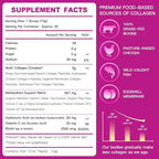 ZEBORA Multi Collagen Peptides Powder - Hydrolyzed Collagen Type I II III V X with Hyaluronic Acid, Biotin, Vitamin C - Support Skin Hair Nail Joints, Non-GMO, Unflavored, Keto Friendly