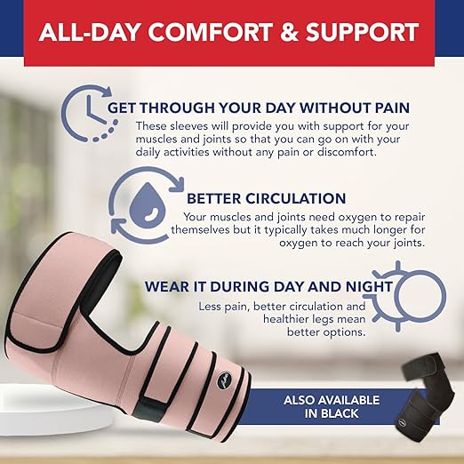 Dr. Arthritis Doctor Developed Hip Support Brace - Hip Brace For Women & Men With Doctor Handbook (L/XL, Pink)