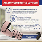 Dr. Arthritis Doctor Developed Hip Support Brace - Hip Brace For Women & Men With Doctor Handbook (L/XL, Pink)