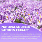 2 Pack Saffron Gummies 88.5mg - Saffron Supplements with Magnesium, Rhodiola Rosea, Ashwagandha, L-Theanine, Vitamins D3 & B6, Zinc - Supports Antioxidant Function, Pineapple Flavor, 120 Count