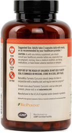NatureWise Curcumin Turmeric 2250mg - 95% Curcuminoids & BioPerine Black Pepper Extract for Advanced Absorption - Daily Joint and Immune Health Support - Vegan, Non-GMO, 180 Count[60-Day Supply]