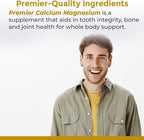 Premier Research Labs Calcium Magnesium Powder - Natural Coral Calcium Powder for Bone Health, Mix with Water for Alkaline PH Balance - 8 oz