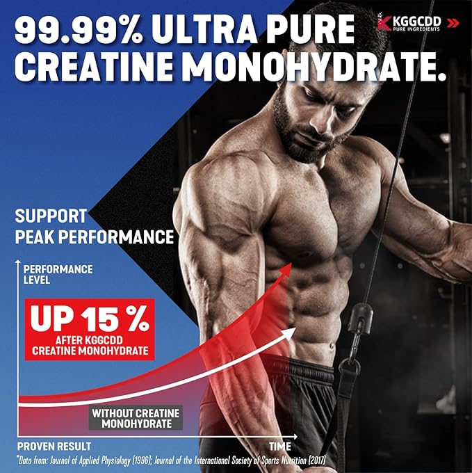 99.99% Creatine Monohydrate Gummies for Men & Women, 5,000mg Tasty Creatine Gummies for Muscle Strength, Endurance, Recovery & Sugar Free, Gluten-Free, Vegan, Non-GMO, 90 Count
