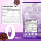 Ashwagandha Gummies & Vitamin D Gummy for Men & Women Tropical Flavor Vegan, Non-GMO, & Gluten Free Supplement 60 Count （ Individually Wrapped）