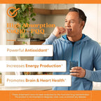 Doctor's Best High Absorption CoQ10 with PQQ Supplement - Coenzyme Q10 Caps for Heart Health & Cognitive Support, Naturally Fermented CoQ10 100mg for Women & Men, Non GMO, Vegan - 60 Veg Capsules