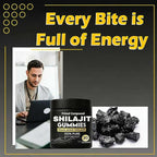 Primal Compound Shilajit Gummies for Men - Energy Support, 30 Gummies