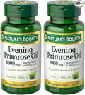 Evening Primose Oil 1000 mg, 2 Bottles (60 Count)