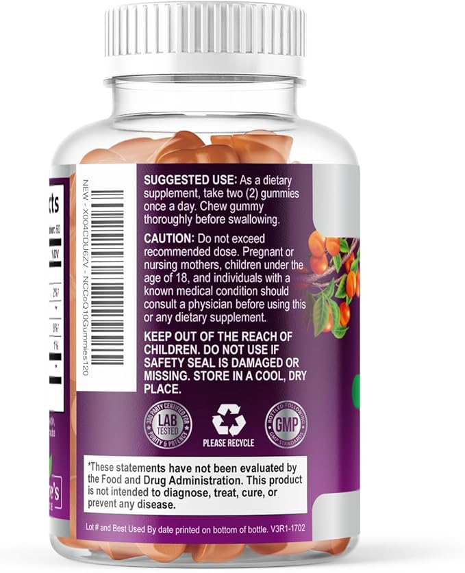 CoQ10 Gummies for Adults - Coenzyme Q10 100mg Per Serving - 3X Strength, High Absorption Antioxidant Supplement for Heart Health Support & Energy Production - Co Q10 (Coq 10) Supplements - 120 Gummies