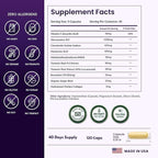 ForestLeaf Glucosamine Chondroitin MSM Joint Supplement Complex - 1200mg - 120 Caps