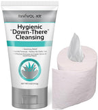 Hygienic Cleansing Lotion, Gentle Relief + Soothing Aloe & Witch Haze for Discomfort of Down-There Sensitive Areas, Makes 300+ Wet Wipes from Toilet