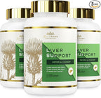 Liver Cleanse Detox & Repair - Milk Thistle Supplement, with Silymarin, N-Acetyl Cysteine(NAC), Artichoke, Turmeric & Dandelion for Liver Detox, Cleanse, Gluten Free, Non-GMO - 360 Capsules