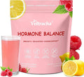 Hormone Balance for Women, Myo & D-Chiro Inositol Powder with Folate & Amino Acid & Ashwagandha - Ovarian Support, Mood Regulation & PMS Relief, Raspberry Lemon, 15 Servings