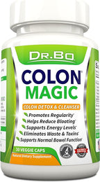Colon Cleanse Detox Formula - Natural Bowel Cleanser Pills for Intestinal Bloating & Fast Digestive Cleansing - Daily Constipation Relief Supplement Gut, Belly, Stomach - Women Men Herbal Weight Flush