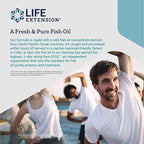 Life Extension Super Omega-3 EPA/DHA Fish Oil, Sesame Lignans & Olive Extract – Heart, Brain, Inflammation Health Support, Gluten-Free, Easy to Swallow, Non-GMO, 240 Softgels (Pack of 2)
