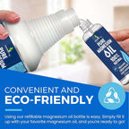 Pure Magnesium Oil Spray 32oz - Topical Magnesium Spray for Sleep & Feet - Extra Strength - USP Grade - 100% Natural and Organic Oil for Muscle Pain & Cramps - No Sprayer Included - Made in USA