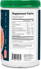 Organikа Electrolytes with Enhanced Collagen Powder for Women & Men - 13 oz - Strawberry Peach-Flavored Effervescent Electrolyte & Collagen Drink Mix - Deep Hydration, Mobility, Skin, Hair, & Nails