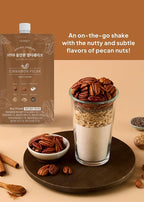 Korean Food All-In-One Multi Shake Cinnamon Pecan(50g*7 Packs) Dietary Fiber, Essential Amino Acids, Vitamins, 7-Day Convenient Individual Packs (12.35 oz)