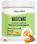 NaturalSlim MagicMag Magnesium Citrate Powder Drink for Relaxation, Stress, Constipation, Better Rest & Digestive Health, Magnesium Supplement for Women and Men, Honey Chamomile 8oz