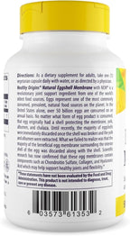 Healthy Origins Eggshell Membrane 500 mg (NEM, Non-GMO, Gluten Free, Joint Support), 60 Veggie Caps