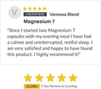 Organixx Magnesium 7 Supplement, Natural Magnesium Capsules for Sleep Support, Muscle Recovery, with Vitamin B6 and Manganese Citrate and Glycinate, Vegan, Non GMO, 180 Count (60 Capsule 3 Pack)