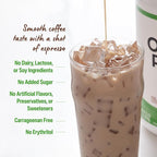 Orgain Organic Vegan Protein Powder, Iced Coffee - 21g Plant Protein, 60mg of Caffeine, Low Net Carb, No Lactose Ingredients, No Added Sugar, Non-GMO, For Shakes & Smoothies, 2.03 lb