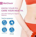 Vaginal pH Test Strips, Vaginal Yeast Infection Test Strips, Feminine pH Test, BV Test Strips pH Balance for Women, 3 Pcs