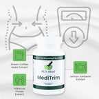 MediTrim Energy Supplements, Metabolism Booster, Supports Vitality, Satiety & Physique Goals, Smooth System Balance Green Coffee Bean, Apple Cider Vinegar, Hibiscus 270 Capsules (Pack of 3)