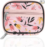 Serfeymi Weekly Travel Pill Organizer Pill Case for Purse with Removable 7 Day Pill Box, Fashionable Travel Medicine Organizer Pill Container for Medicine, Vitamin, Supplement - Pink 03