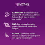 Sambucus Elderberry Gummies for Adults - Immune Support Supplement with Vitamin C and Zinc - Enhanced Formula for Daily Defense - 60 Count, 1 Month Supply, Berry Flavor - Convenient Wellness