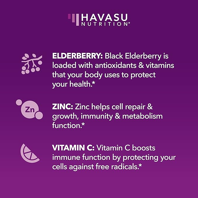 Sambucus Elderberry Gummies for Adults - Immune Support Supplement with Vitamin C and Zinc - Enhanced Formula for Daily Defense - 60 Count, 1 Month Supply, Berry Flavor - Convenient Wellness