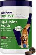 YuMOVE Hip & Joint Supplement for Dogs with Glucosamine, Hyaluronic Acid, Green Lipped Mussel & Omega 3 Joint Supplement - Regular or Advanced Strength (300ct Chews, Regular Strength)