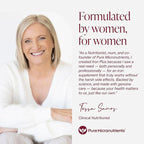 Iron Supplement for Women - Gentle Chelate Iron Bisglycinate 25mg with Vitamin C, B6, B12 Folic Acid – Supports Iron Deficiency, Menstrual Health & Energy - 120 Count