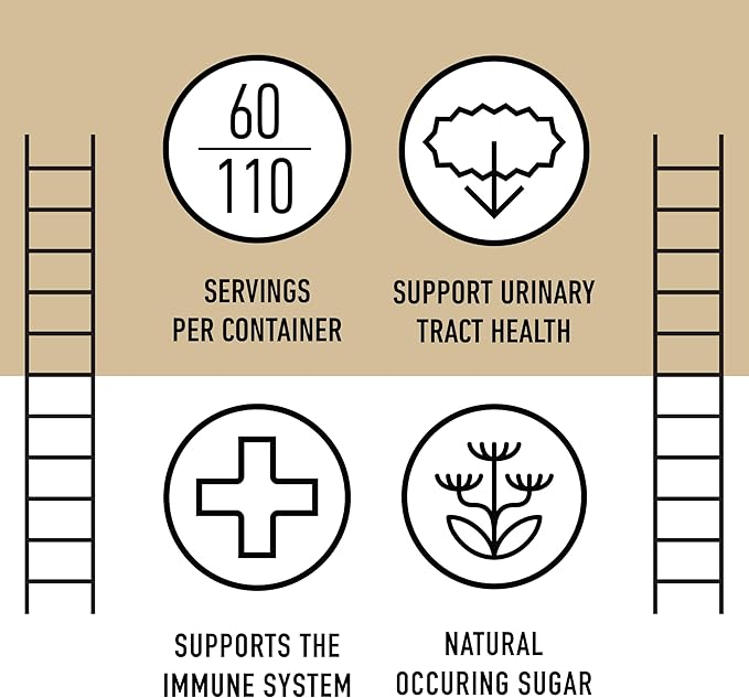 D Mannose Powder Supplement 4oz - D Mannose for UTI Support, Pure D-Mannose Powder for Bladder Urinary Tract Health, Easy Mix Concentrate, No Fillers, Non GMO Gluten Free, Kosher Certified Made USA