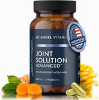 Mt. Angel Vitamins - Joint Solution Advanced, with Curcumin C3 Complex, Glucosamine, Hyaluronic Acid, Bromelain, Collagen Type 2 & MSM, Improves Fluidity & Supports Joint Comfort (60 Capsules)
