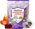 Ashwagandha Gummies & Vitamin D Gummy for Men & Women Tropical Flavor Vegan, Non-GMO, & Gluten Free Supplement 60 Count （ Individually Wrapped）