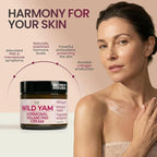 Wild Yam Cream for Hormone Balance – Progesterone Cream Alternative for PMS & Menopause Relief – Made with Organic Hormone Balancing Extracts - 2oz