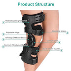 OA Unloader Knee Brace, Support for Arthritis Pain, Osteoarthritis, Cartilage Defect Repair, Avascular Necrosis, Bone on Bone Knee Joint Pain and Degeneration Medial Inside (Right Leg)