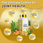 Joint Health Supplement for Women & Men, Joint Support Supplement Glucosamine Chondroitin MSM, 120 Capsules