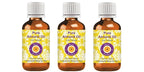 dève herbes Pure Almond Oil (Prunus dulcis) Natural Therapeutic Grade Cold Pressed for Personal Care (Pack of Three) 100ml X 3 (10 oz)