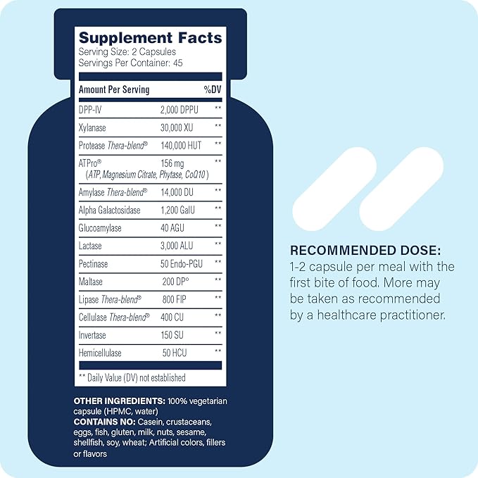 Enzyme Science Intolerance Complex, 90 Capsules Comprehensive Support for Common Digestive Sensitivities Gluten, Casein, Phenol Sensitivities, and Complex Carbohydrates Intolerance Relief