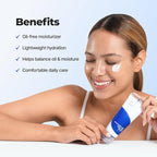 IsNtree Hyaluronic Acid Aqua Gel Cream 100ml, 3.38 fl oz | Korean Skincare | Lightweight Moisturizer | Quick-Absorbing Hydration | For Oily to Combination Skin