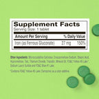 Fergon High Potency Iron Highly Soluble & Easily Digested, 27 mg Iron, 100 Tablets