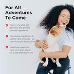 Nutri-Vet Skin & Coat Biscuits, Skin and Coat Supplement, Dog Treat, Dog Supplements, Omega 3 Fish Oil, Small Sized Biscuit, Made with Omega 3 and Biotin, Fish Oil Treat for Pets, 16 oz (Pack of 2)